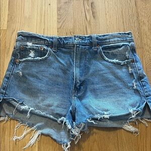 Abercrombie & Fitch The Mom Short High Rise Sz 4/27